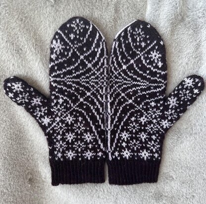 Caught in the Storm Mittens