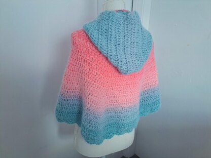 Crochet Victorian Hooded Shawl/Cape Pattern