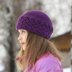 Lilac mood cable hat