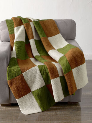 Morris Park Blanket in Lion Brand Wool-Ease - 90209AD