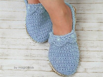 LILA clogs with rope soles