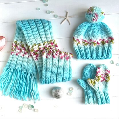 Hope Hat, Gloves and Scarf