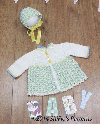 225 Baby Matinee Crochet Pattern #225