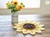 Sunflower Power Doily Rug