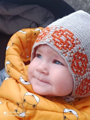 Salmene baby bonnet