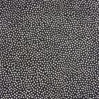 "Viscose Challis Lawn" von Lady McElroy  - Dotty About Dots - Black - DottyAboutBlack
