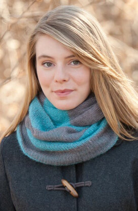 Paradise Cowl in Classic Elite Yarns Pirouette - Downloadable PDF