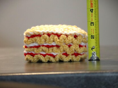 Lasagna Food Amigurumi