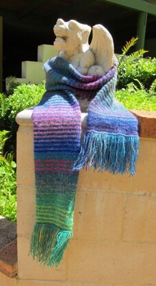 Noro Striped Scarf