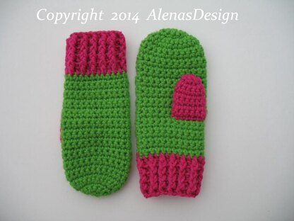 Childrens Mittens - Abby