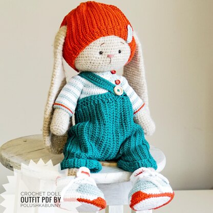 Crochet Pattern Doll Outfit Junior