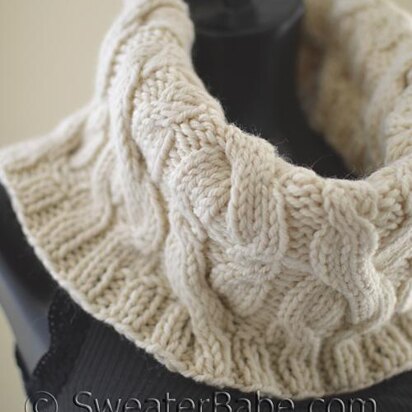 #120 Double Cabled Cowl