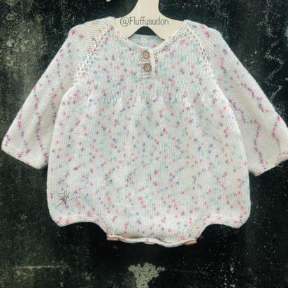 Little Stars Dress and Romper - knitting pattern