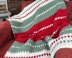 Christmas Lane Striped blanket