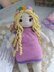 Doll Knitting Pattern - Knitted Doll LUNA