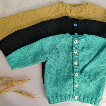 Knit Simple Baby Cardigan 6 -24 months