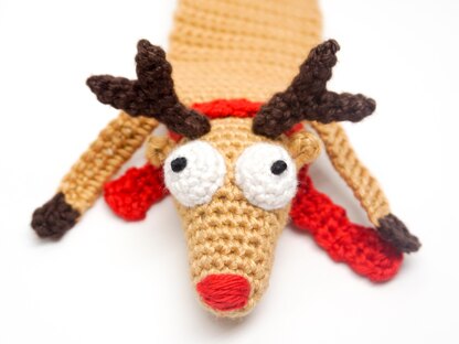 Reindeer Bookmark Crochet Pattern