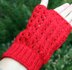 Knitted christmas Wrist Warmers