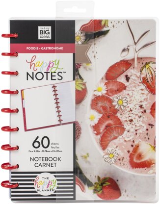 Happy Planner Medium Notebook W/60 Sheets - Recipe Foodie