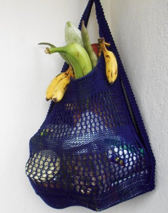 Market Bag in Cotton-Viscose