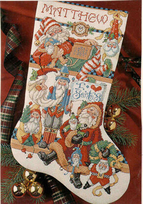 I Love Santas Stocking - PDF