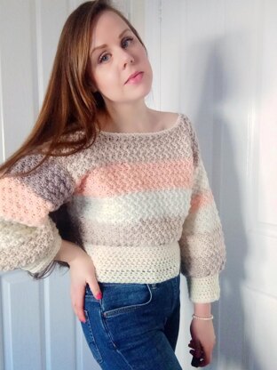 Crochet Solange Cropped Sweater Pattern