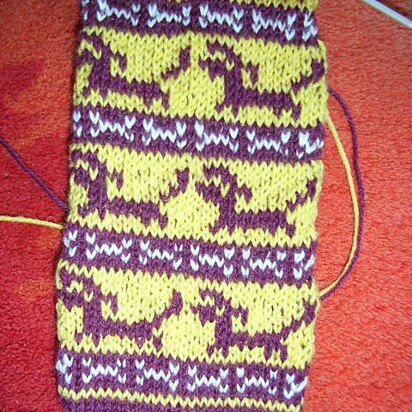 Dachshound sock pattern