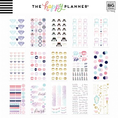 Happy Planner Sticker Value Pack - Glam Girl, 697/Pkg