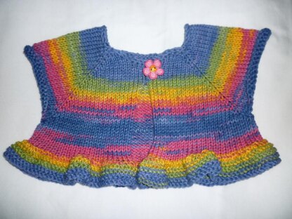 Child's Ruffled Ballerina Shrug