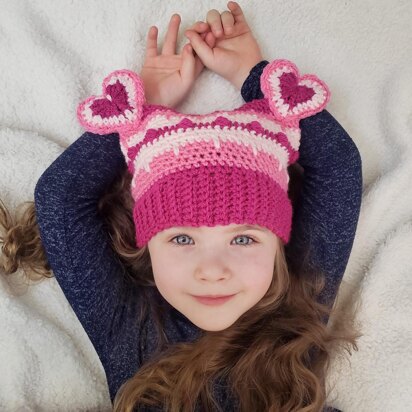 Valentine's Day Lovebug Beanie