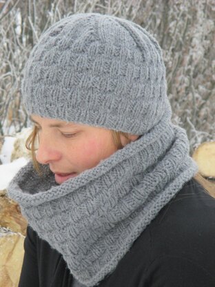 Winter Chill Reversible Cowl and Scarf