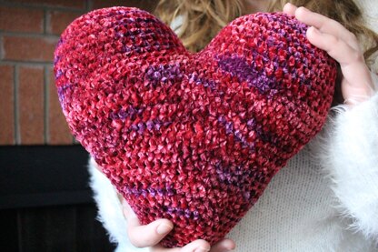 Velvet Heart Pillow