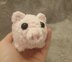 Crochet fluffy pig