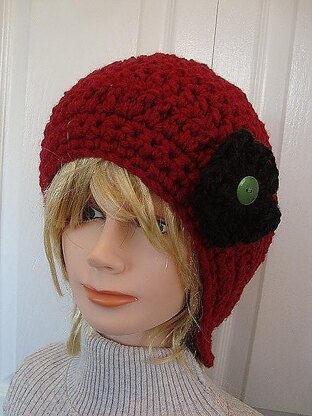 501, Ruby Fitted Hood Hat, crochet pattern