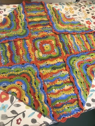 Virus stitch blanket