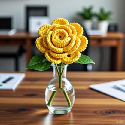 Crochet Flower Bouquet Pattern – Video & Photo Tutorial PDF