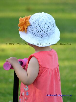 Grassland Flower Panama Hat