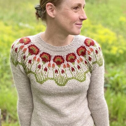 Poppies Pullover