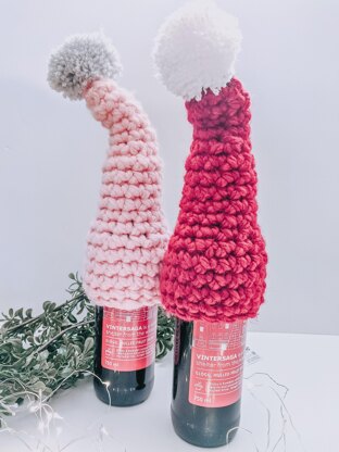 Christmas Bottle Hats