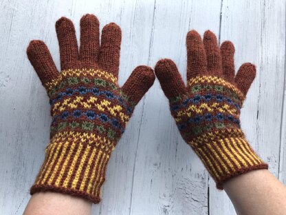 Fair Isle Gloves and Mitts