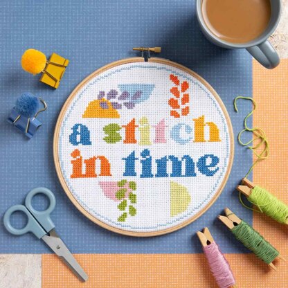 Hawthorn Handmade A Stitch In Time Cross Stitch Kit - 17.8cm