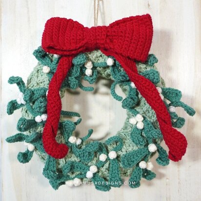 Mistletoe Christmas Wreath