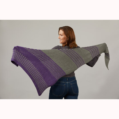 #1368 Gravenstein - Shawl Knitting Pattern for Women in Valley Yarns Westfield