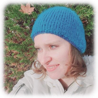 Double Sided Beanie Knitting Pattern