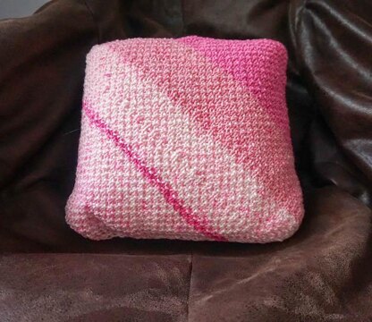 Diagonal Sand Stitch Pillow