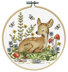Design Works Deer Cross Stitch Kit - 8in Round