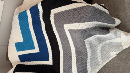 Blue Turn Blanket