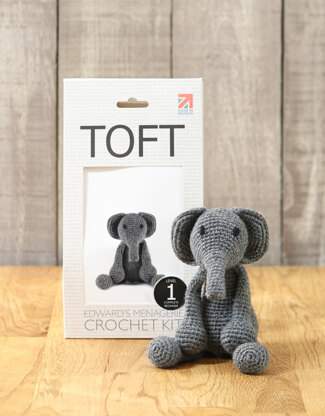 Toft Bridget der Elefant Amigurumi Häkelset