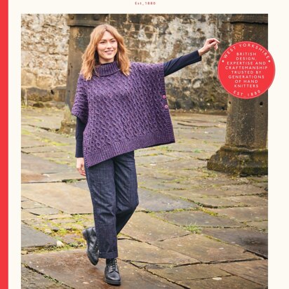 Cable Cape in Sirdar Haworth Tweed - 10148 - Downloadable PDF