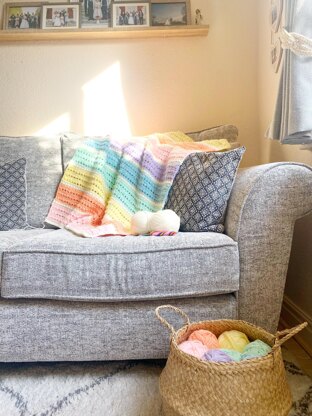 Rainbow Beads Blanket